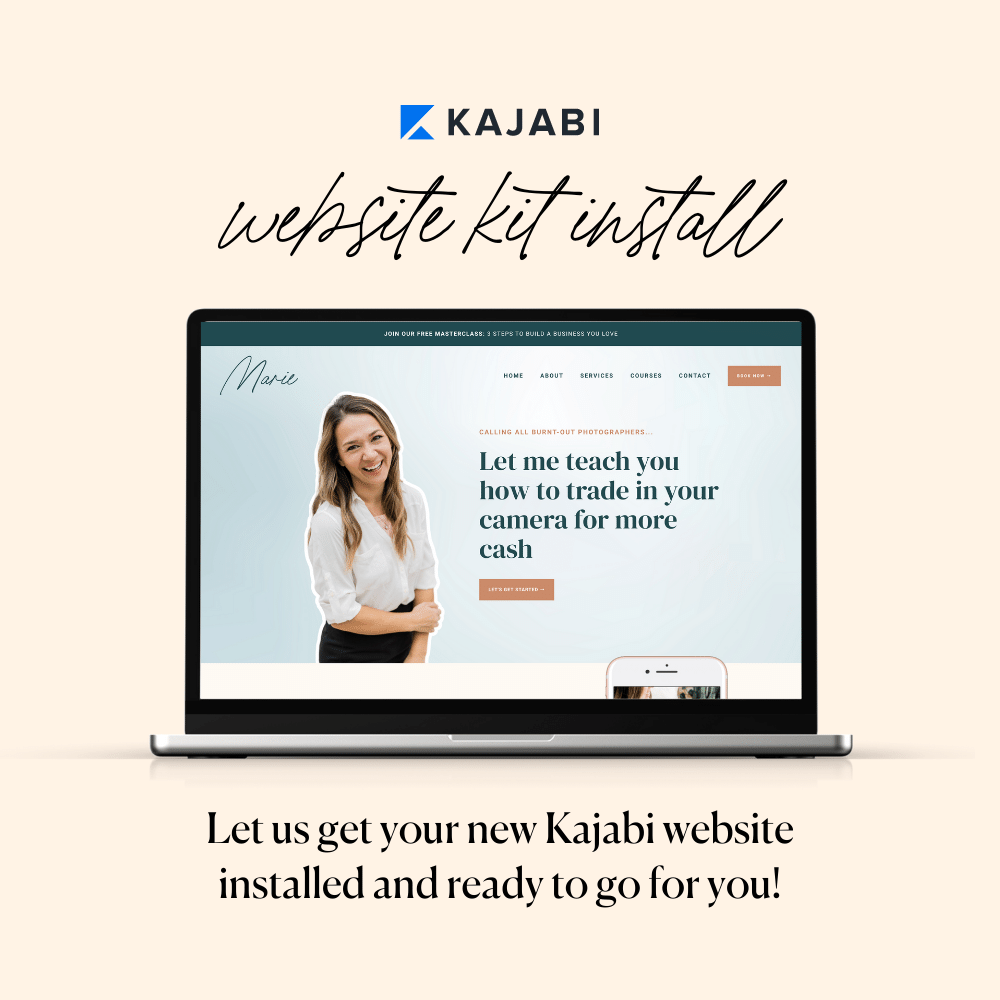 Kajabi Website Kit Installation